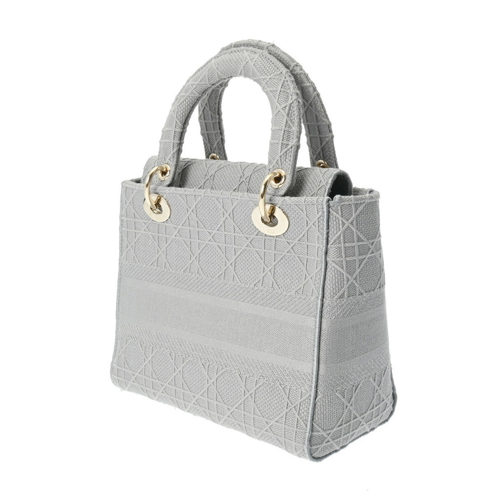 Dior  D-Lite Gray Lady Handbag Christian